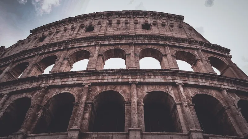 Ancient Colosseum architecture representing historical heritage